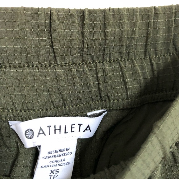 Athleta Dark Green Men's Cargo Pants - Picture 2 of 11